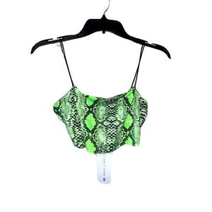 Women’s Neon snake skin tank top